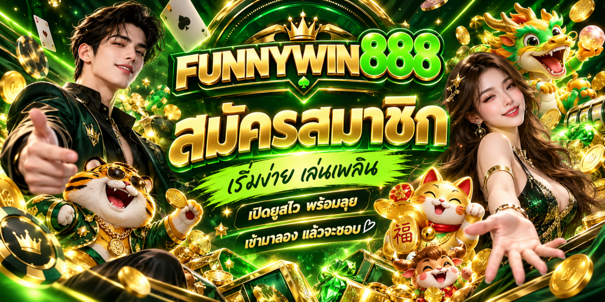 สมัครสมาชิก FUNNYWIN888 คาสิโนสุดหรู