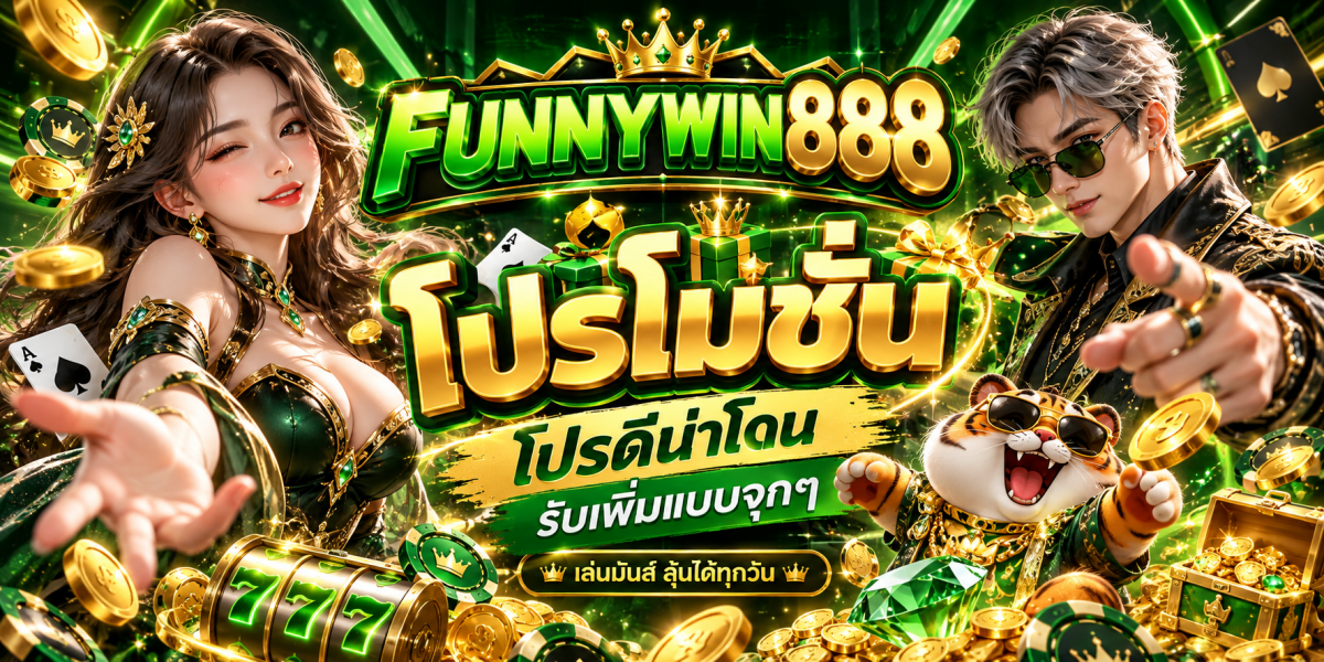 โปรโมชั่นคาสิโน FUNNYWIN888 ราชาแห่งโชค